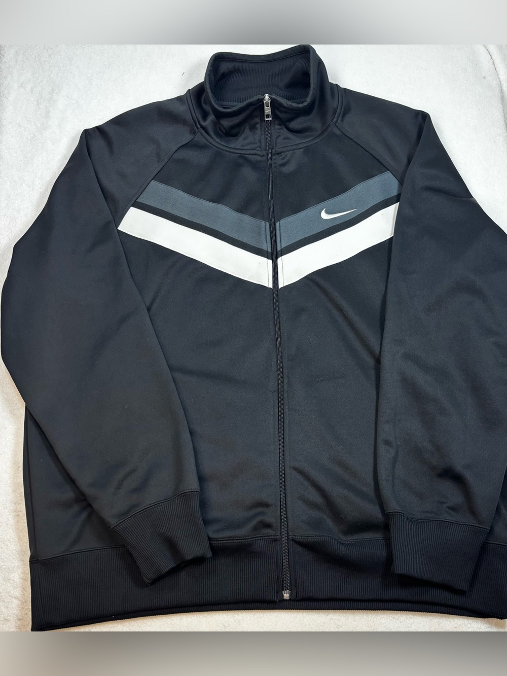 Nike Athletic Dept. Track Jacket XXL Black Full Zip Athletic Jacket